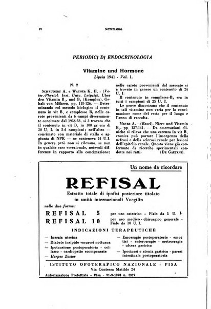 Ormoni dottrina e applicazioni pratiche pubblicate da Nicola Pende e Gennaro Di Macco