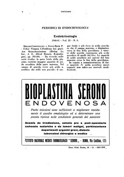 Ormoni dottrina e applicazioni pratiche pubblicate da Nicola Pende e Gennaro Di Macco