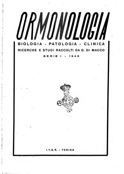 Ormoni dottrina e applicazioni pratiche pubblicate da Nicola Pende e Gennaro Di Macco