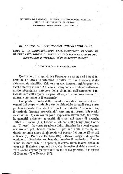 Ormoni dottrina e applicazioni pratiche pubblicate da Nicola Pende e Gennaro Di Macco