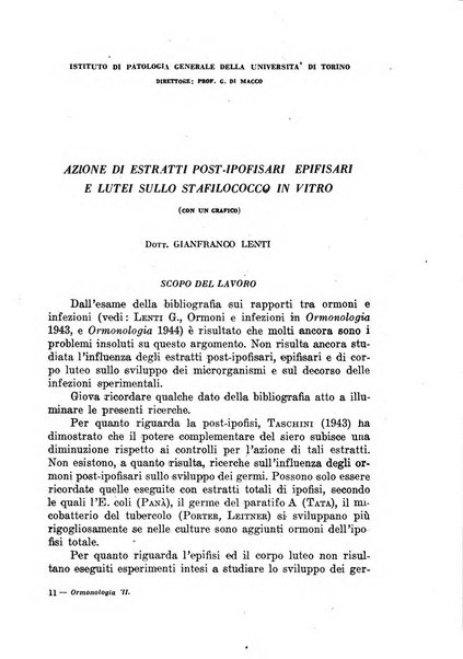 Ormoni dottrina e applicazioni pratiche pubblicate da Nicola Pende e Gennaro Di Macco