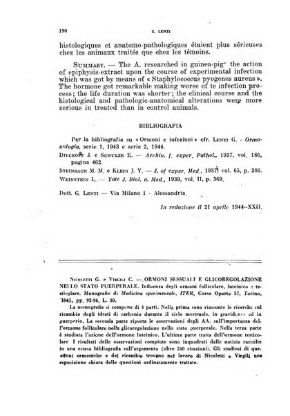 Ormoni dottrina e applicazioni pratiche pubblicate da Nicola Pende e Gennaro Di Macco