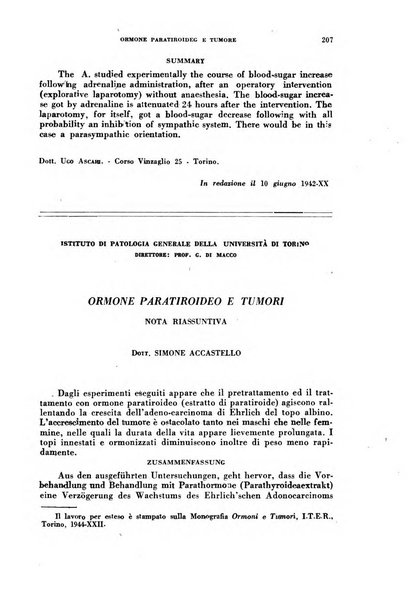 Ormoni dottrina e applicazioni pratiche pubblicate da Nicola Pende e Gennaro Di Macco