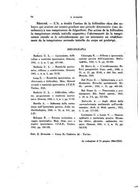 Ormoni dottrina e applicazioni pratiche pubblicate da Nicola Pende e Gennaro Di Macco