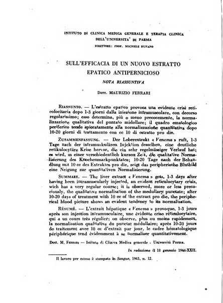 Ormoni dottrina e applicazioni pratiche pubblicate da Nicola Pende e Gennaro Di Macco