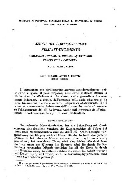 Ormoni dottrina e applicazioni pratiche pubblicate da Nicola Pende e Gennaro Di Macco