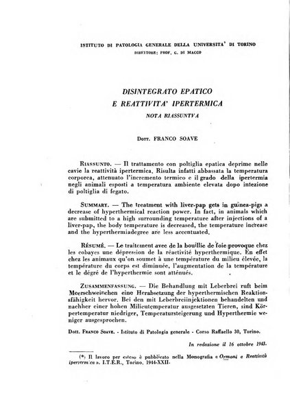 Ormoni dottrina e applicazioni pratiche pubblicate da Nicola Pende e Gennaro Di Macco