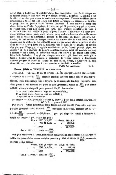 L'osservatore scolastico Giornale d'istruzione e d'educazione premiato all'Esposizione Didattica di Torino (1869)