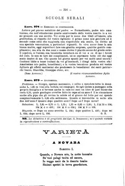 L'osservatore scolastico Giornale d'istruzione e d'educazione premiato all'Esposizione Didattica di Torino (1869)