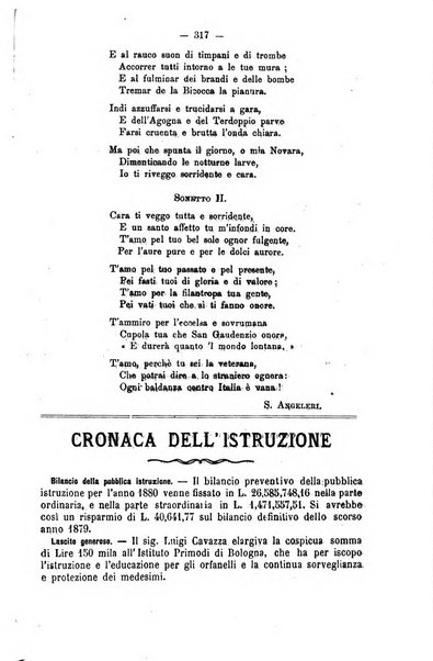 L'osservatore scolastico Giornale d'istruzione e d'educazione premiato all'Esposizione Didattica di Torino (1869)