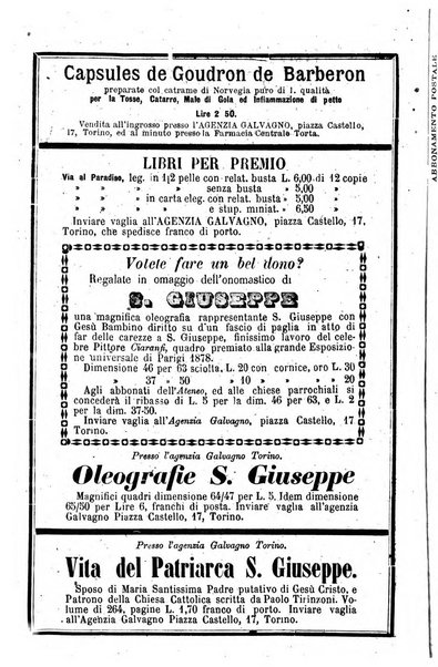 L'osservatore scolastico Giornale d'istruzione e d'educazione premiato all'Esposizione Didattica di Torino (1869)