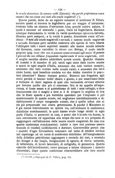 L'osservatore scolastico Giornale d'istruzione e d'educazione premiato all'Esposizione Didattica di Torino (1869)