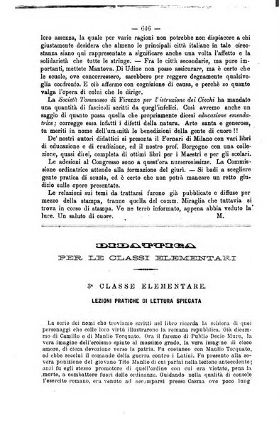 L'osservatore scolastico Giornale d'istruzione e d'educazione premiato all'Esposizione Didattica di Torino (1869)