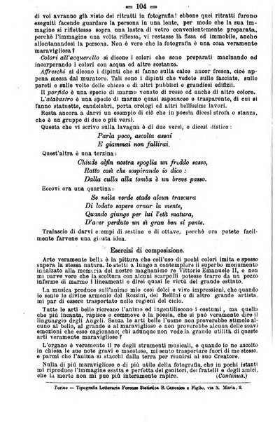 L'osservatore scolastico Giornale d'istruzione e d'educazione premiato all'Esposizione Didattica di Torino (1869)