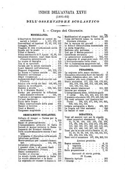 L'osservatore scolastico Giornale d'istruzione e d'educazione premiato all'Esposizione Didattica di Torino (1869)