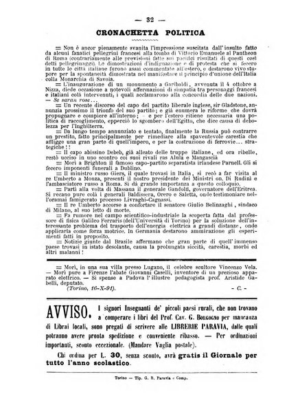 L'osservatore scolastico Giornale d'istruzione e d'educazione premiato all'Esposizione Didattica di Torino (1869)