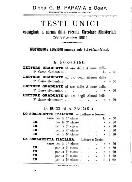 L'osservatore scolastico Giornale d'istruzione e d'educazione premiato all'Esposizione Didattica di Torino (1869)