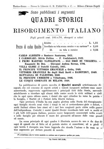 L'osservatore scolastico Giornale d'istruzione e d'educazione premiato all'Esposizione Didattica di Torino (1869)