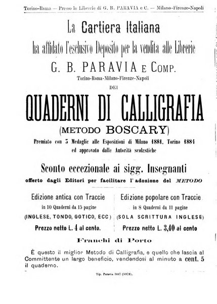 L'osservatore scolastico Giornale d'istruzione e d'educazione premiato all'Esposizione Didattica di Torino (1869)