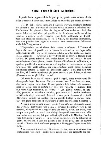 L'osservatore scolastico Giornale d'istruzione e d'educazione premiato all'Esposizione Didattica di Torino (1869)