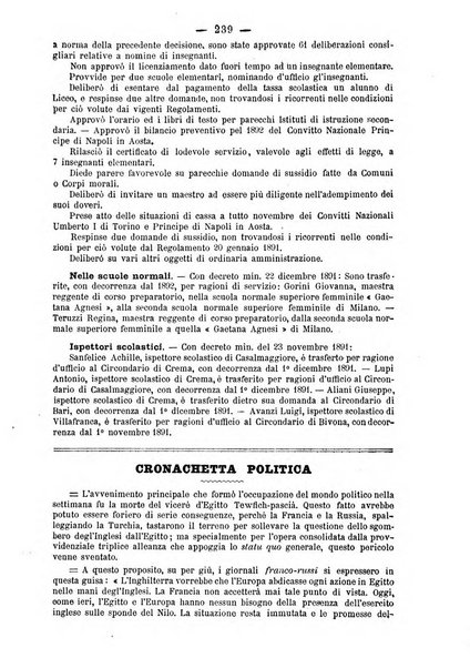 L'osservatore scolastico Giornale d'istruzione e d'educazione premiato all'Esposizione Didattica di Torino (1869)