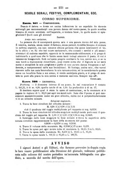 L'osservatore scolastico Giornale d'istruzione e d'educazione premiato all'Esposizione Didattica di Torino (1869)