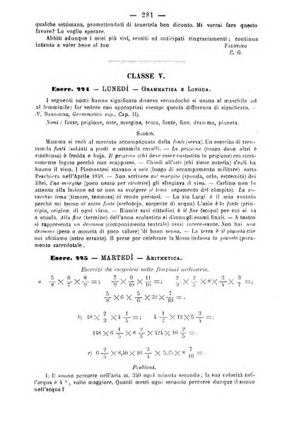 L'osservatore scolastico Giornale d'istruzione e d'educazione premiato all'Esposizione Didattica di Torino (1869)