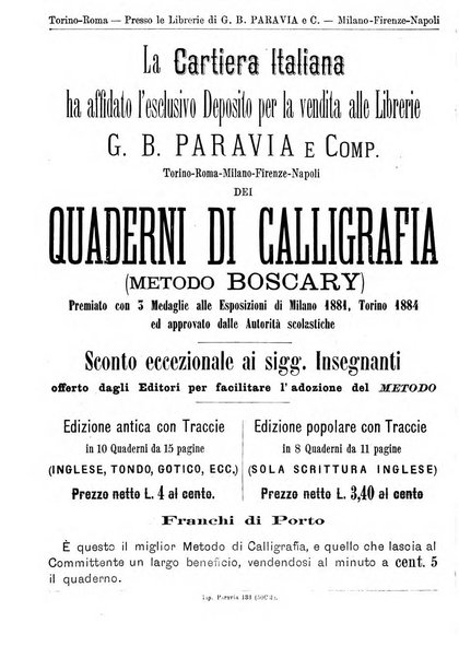 L'osservatore scolastico Giornale d'istruzione e d'educazione premiato all'Esposizione Didattica di Torino (1869)