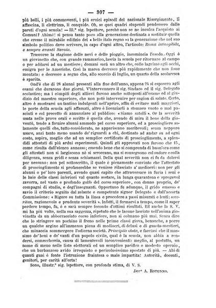 L'osservatore scolastico Giornale d'istruzione e d'educazione premiato all'Esposizione Didattica di Torino (1869)