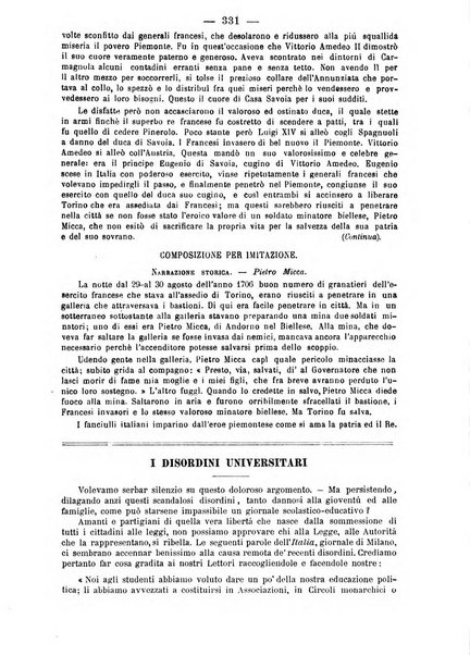 L'osservatore scolastico Giornale d'istruzione e d'educazione premiato all'Esposizione Didattica di Torino (1869)