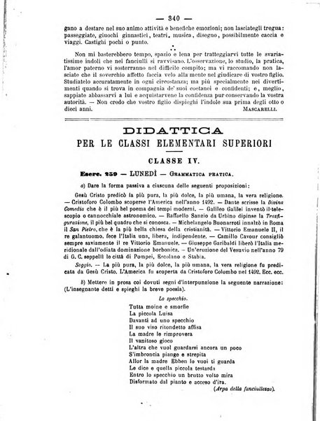 L'osservatore scolastico Giornale d'istruzione e d'educazione premiato all'Esposizione Didattica di Torino (1869)