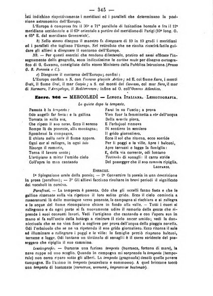 L'osservatore scolastico Giornale d'istruzione e d'educazione premiato all'Esposizione Didattica di Torino (1869)