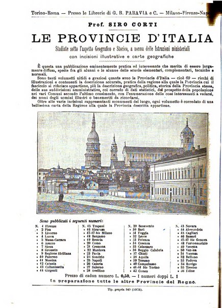 L'osservatore scolastico Giornale d'istruzione e d'educazione premiato all'Esposizione Didattica di Torino (1869)