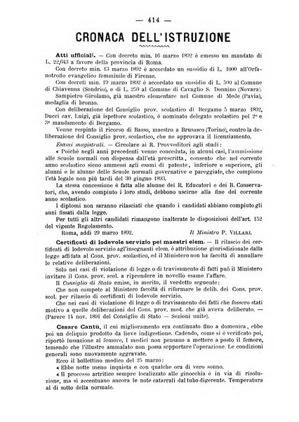 L'osservatore scolastico Giornale d'istruzione e d'educazione premiato all'Esposizione Didattica di Torino (1869)