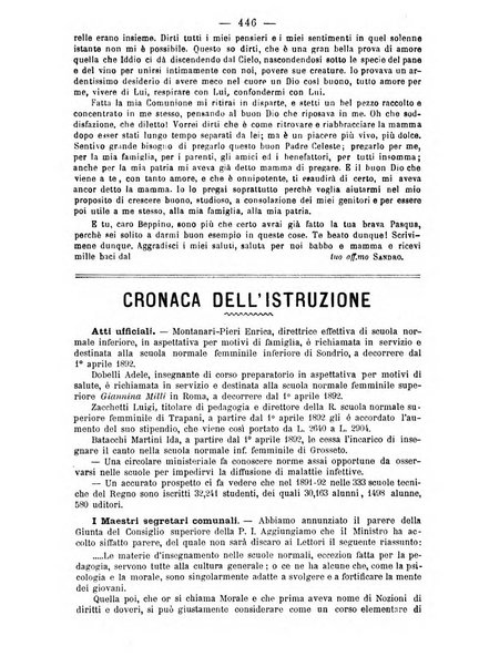 L'osservatore scolastico Giornale d'istruzione e d'educazione premiato all'Esposizione Didattica di Torino (1869)