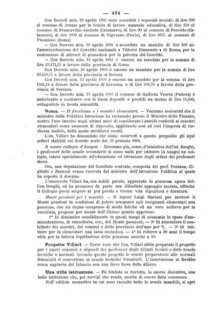 L'osservatore scolastico Giornale d'istruzione e d'educazione premiato all'Esposizione Didattica di Torino (1869)