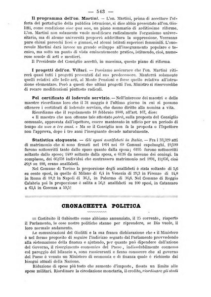 L'osservatore scolastico Giornale d'istruzione e d'educazione premiato all'Esposizione Didattica di Torino (1869)