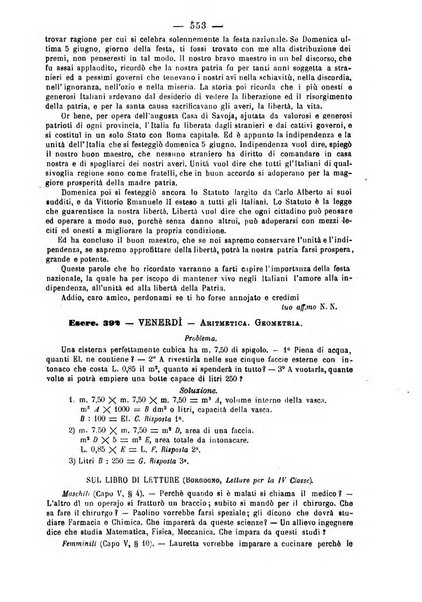 L'osservatore scolastico Giornale d'istruzione e d'educazione premiato all'Esposizione Didattica di Torino (1869)