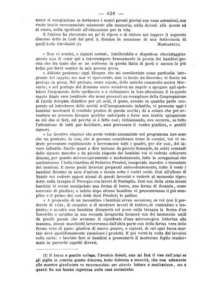 L'osservatore scolastico Giornale d'istruzione e d'educazione premiato all'Esposizione Didattica di Torino (1869)