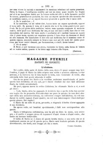 L'osservatore scolastico Giornale d'istruzione e d'educazione premiato all'Esposizione Didattica di Torino (1869)