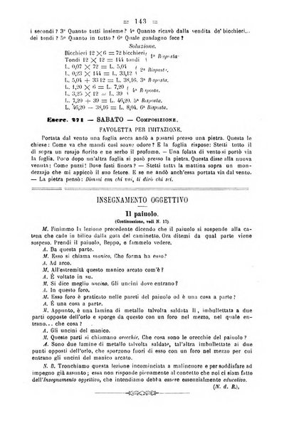 L'osservatore scolastico Giornale d'istruzione e d'educazione premiato all'Esposizione Didattica di Torino (1869)