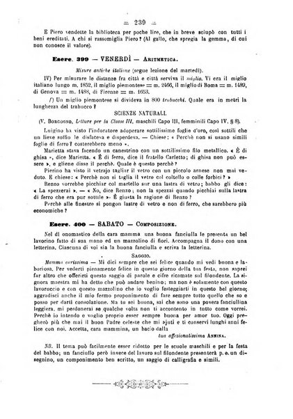 L'osservatore scolastico Giornale d'istruzione e d'educazione premiato all'Esposizione Didattica di Torino (1869)