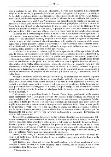 L'osservatore scolastico Giornale d'istruzione e d'educazione premiato all'Esposizione Didattica di Torino (1869)