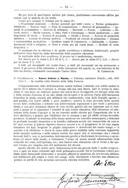 L'osservatore scolastico Giornale d'istruzione e d'educazione premiato all'Esposizione Didattica di Torino (1869)