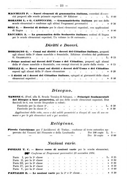 L'osservatore scolastico Giornale d'istruzione e d'educazione premiato all'Esposizione Didattica di Torino (1869)