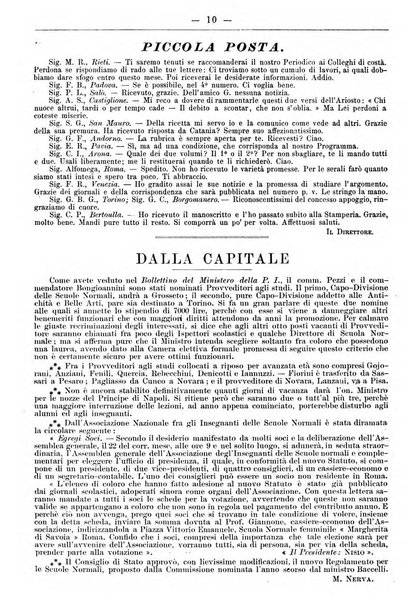 L'osservatore scolastico Giornale d'istruzione e d'educazione premiato all'Esposizione Didattica di Torino (1869)