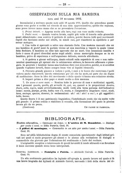 L'osservatore scolastico Giornale d'istruzione e d'educazione premiato all'Esposizione Didattica di Torino (1869)