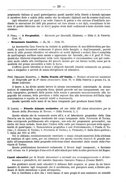 L'osservatore scolastico Giornale d'istruzione e d'educazione premiato all'Esposizione Didattica di Torino (1869)