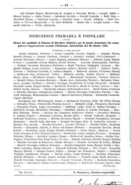 L'osservatore scolastico Giornale d'istruzione e d'educazione premiato all'Esposizione Didattica di Torino (1869)