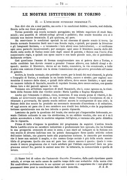 L'osservatore scolastico Giornale d'istruzione e d'educazione premiato all'Esposizione Didattica di Torino (1869)